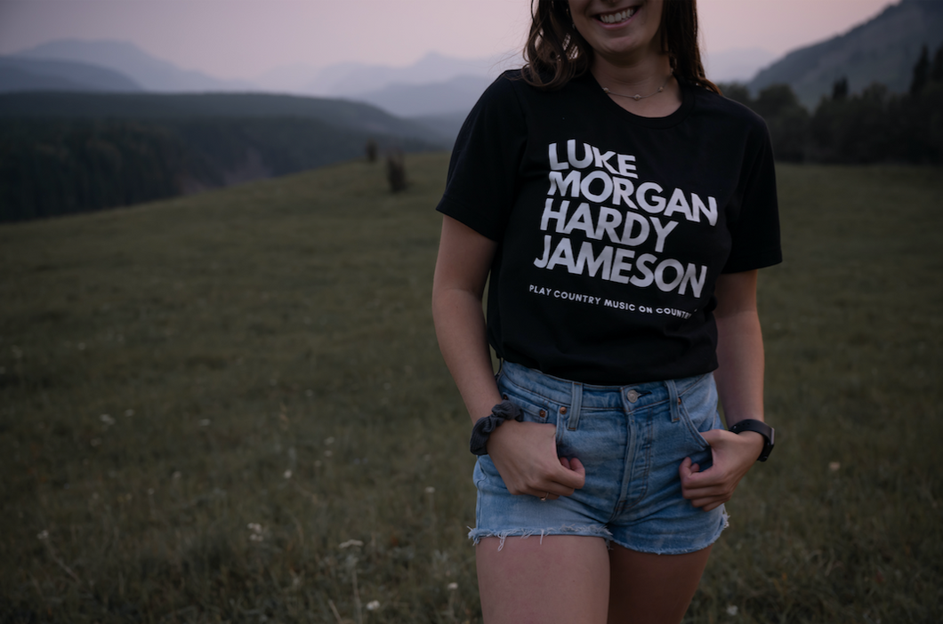 Luke, Morgan, Hardy, Jameson - Country Artist Tee Shirt